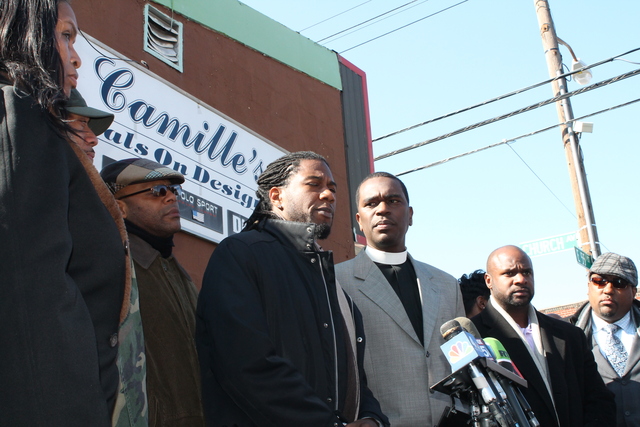 <p>City Councilman Jumaane Williams blamed outside groups for agitating tensions in the neighborhood after the police shooting of Kimani Gray.</p>

