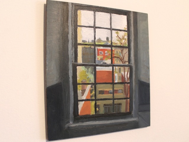 <p>Eleanor Ray paintings of the Village, including of the view from her West 10th Street apartment, are included in the show.</p>
