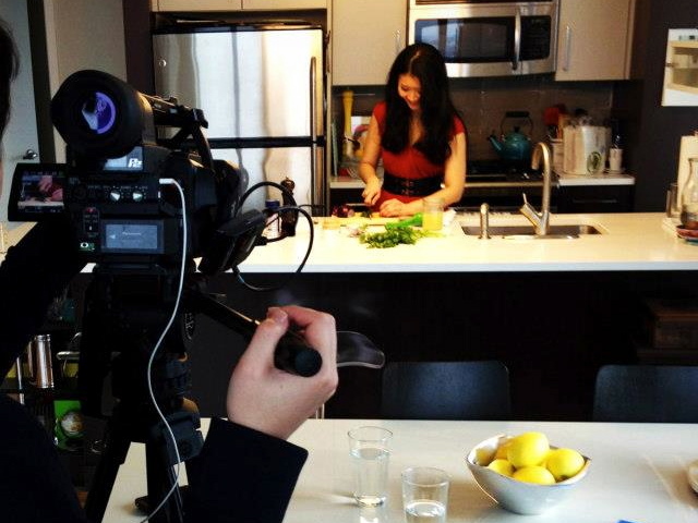 <p>Astoria resident Elaine Lee is launching her own online web show about food and culture in New York City, where she tries recipes from around the world and learns from the city's foreign-born chefs.</p>

