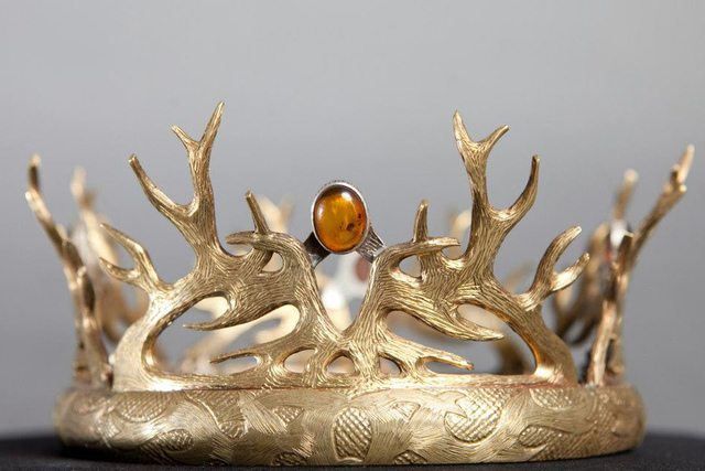 <p>This crown will be one of the 70 items on display at the 'Game of Thrones' exhibition in Midtown Thursday, March 28, 2013.</p>
