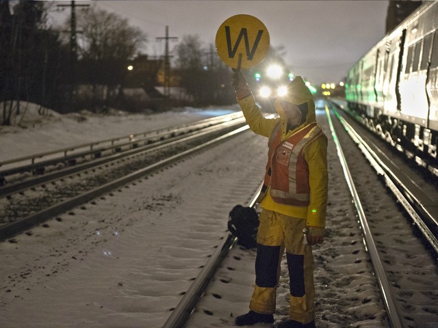 <p>The train derailment Monday March 18, 2013, disrupted the next morning's rush-hour commute as several trains were canceled and others delayed.</p>
