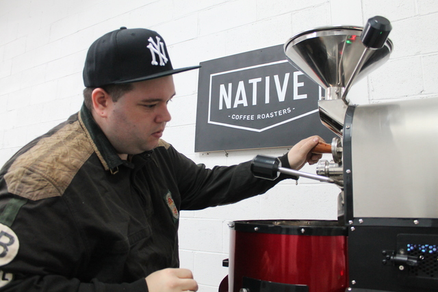 <p>Brian Donaldson launched Native Coffee Roasters this month. He roasts his own fair trade beans in a warehouse space in Astoria, Queens, and plans to sell the coffee at local markets.</p>
