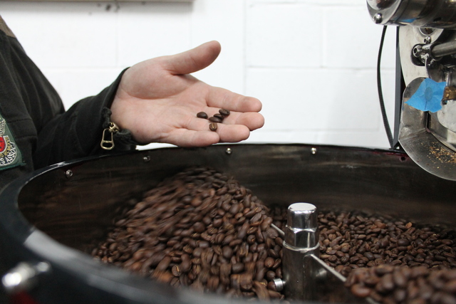 <p>Brian Donaldson launched Native Coffee Roasters this month. He roasts his own fair trade beans in a warehouse space in Astoria, Queens, and plans to sell the coffee at local markets.</p>
