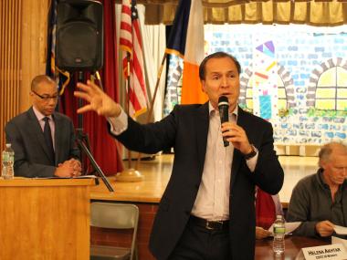Astoria City Councilman Peter Vallone Jr. is one of several candidates vying for Borough President.