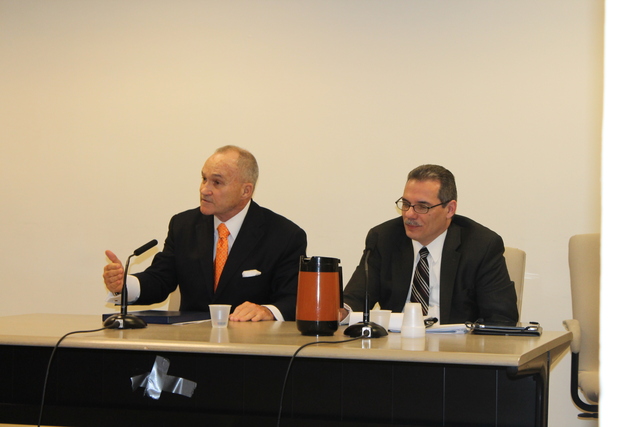 <p>Police Commissioner Ray Kelly testifies at a City Council budget hearing on March 12, 2013.</p>
