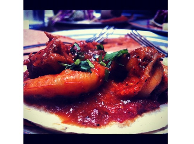 <p>@ritamk: shrimp diablo #tacombi #taco</p>
