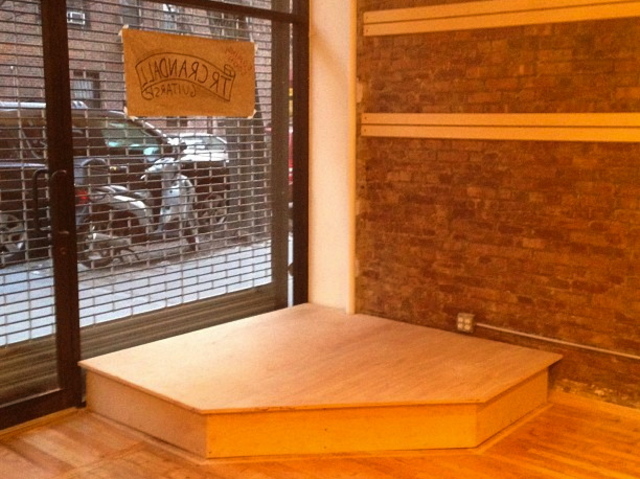 <p>The space at 179 E. Third St. for TR Crandall Guitars is currently being fitted out and will open in April.</p>
