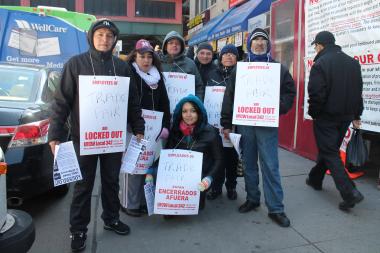Workers say they were locked out by management last week after ongoing contract negotiations failed.