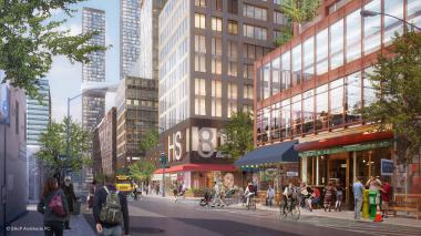 The proposed waterfront development by Two Trees would add 631,000 square feet of offices.
