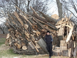 Tree House Made of Sandy-Felled Wood Debuts at Brooklyn Botanic Garden
