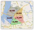 Rent $1,600 Higher in North Williamsburg Over South