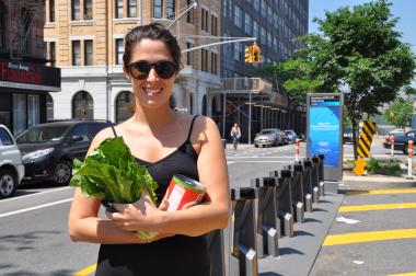 The new bike share station was placed on Broadway last week.
