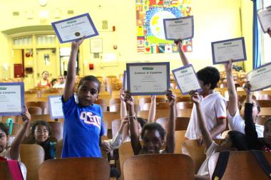 Woodside On The Move's Business Enterprise program teaches kids about stocks, budgets, credit and loans.