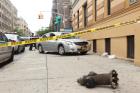 Washington Heights Driver Slams into Subway Entrance After Fleeing Police