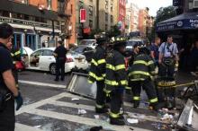Eight Injured After Car Jumps Curb in East Village