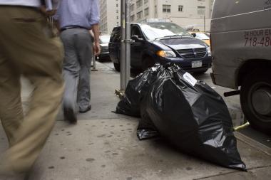 Residents and business owners say West 56th Street has turned into a "garbage minefield."