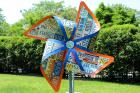 LA-Based Artist Michael Kaliff Brings License Plate Pinwheels to Pratt