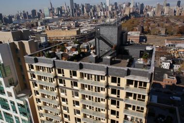 New residential building permits are at a peak since 2008, according to NYU's Furman Center.