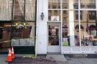 Debris Plummets from Landmarked Building