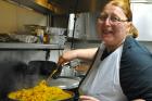 Soup Kitchen Chef Improvises With Roof Farm's Kale and Hydroponic Greens