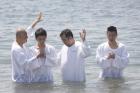 Indonesian Church Baptizes Followers on Coney Island Beach