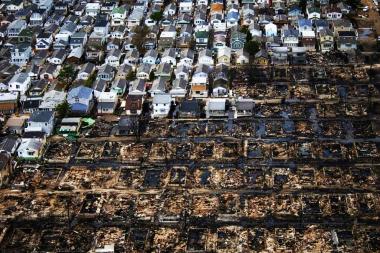 Rockaway residents who lost homes during Hurricane Sandy file lawsuit against LIPA for negligence.
