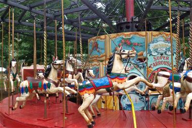 Fete Paradiso, a festival of turn-of-the-century carousels and other carnival rides, starts July 6.