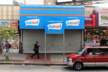 Court documents filed this month say the two sides have discussed the idea of transferring the storefront at 68 E. 161st St. from StubHub to the Yankees.