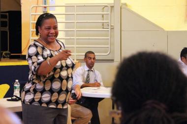 Residents held an emergency meeting Thursday to discuss rising crime in the development.