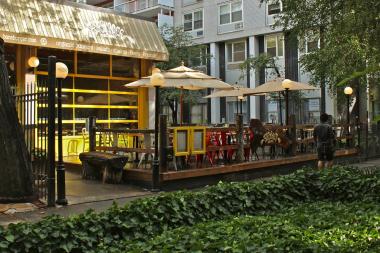 The restaurant owners said in August 2013 that neglect of nearby green space was causing a mouse problem.