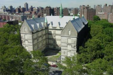 El Barrio's Artspace, an initiative to convert a former public school into affordable housing, is about halfway through renovations as of September 2013.