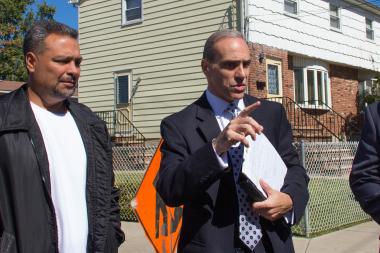 The city announced a nearly $100 million project that will add miles of storm sewers to Staten Island.