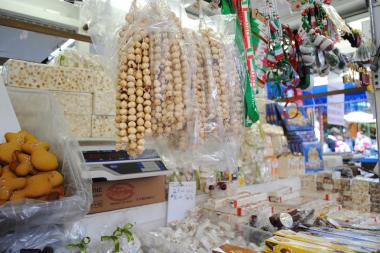 Tens of thousands gathered the first weekend of the San Gennaro festival in Little Italy, Sept. 14, 2013.