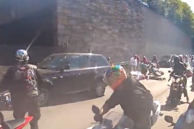 Off-duty undercover police officer Wojciech Braszczok, 32, with the Intellience Division, was arrested for his participation in the attack on a Manhattan father in a highway road-rage incident.