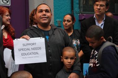 The co-location would reduce the number of special needs students attending the school.