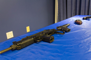 Three workers at a Great Kills barbershop were arrested this week for selling drugs and guns out of the shop.