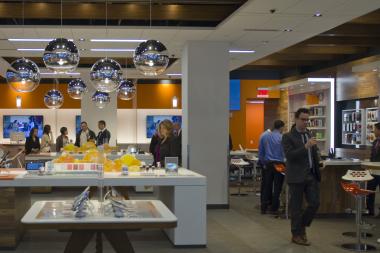 AT&T unveiled its new retail shop in Midtown on Monday, No. 25, 2013.