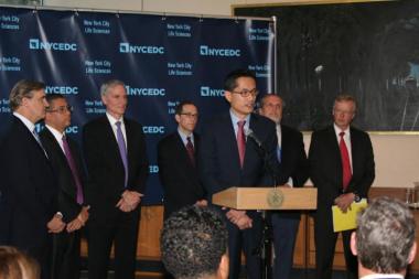 New York City is launching a joint $100 million venture capital fund with several pharmecutical companies and a venture capital partner to develop new companies to tackle scientific research as part of the New York Early-Stage Life Sciences Funding Initiative. In addition, Mount Sinai Hospital will launch an institue of technology designed to develop hi-tech solutions to medical problems, city officials announced Tuesday.