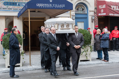 Family and friends gathered to mourn the death of autitic teen, Avonte Oquendo, at the Greenwich Village Funeral Home and at the Church of St. Joseph on Jan. 25, 2014.