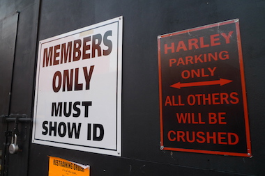 Police say God's Only Demons Motorcycle Club is a public nuisance that illegally serves alcohol.