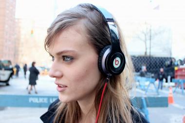 The models told us they're listening to everything from Beyoncé to Dutch hip-hop.