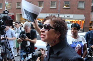 Family members of several of the most notable instances of the use of police force leading to death in the past 20 years met with the NYPD Inspector General this afternoon to ask for an investigation into the use of deadly force.