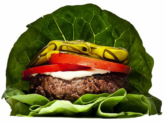 <p>5 Napkin Burger's inside-out burger.</p>
