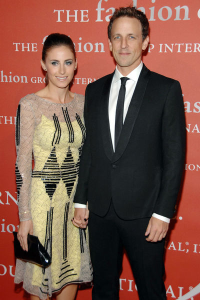 <p>Alexi Ashe and Seth Meyers at the Fashion Group's Night of Stars Gala at Cipriani Wall Street, Thursday, October 25, 2012.</p>

