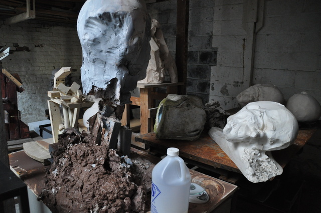 <p>Kosyo Mincher's sculptures were not destroyed but they floated and moved around in different directions during the flood, he said.</p>