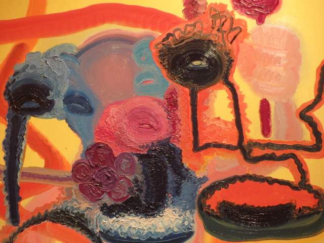 <p>Melgaard's exhibition also features 13 paintings, many of which contain tiger imagery. Melgaard often represents himself as a tiger in his work.</p>
