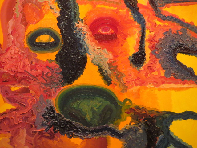 <p>Bjarne Melgaard's oil painting start at $40,000.</p>
