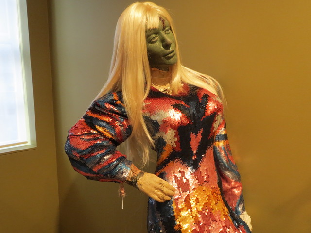 <p>Many figures featured in Bjarne Melgaard's show sport couture clothing by Lazaro Hernandez and Jack McCollough of Proenza Schouler.</p>
