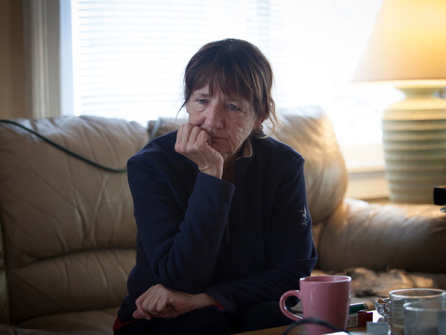 <p>Barbara Heeran, 62, and her husband, Bernie Heeran, opened Harbor Light Pub in 1980. The pub was destroyed by a fire during Hurricane Sandy.</p>
