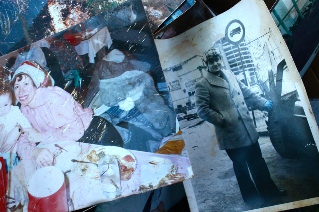 <p>November 6, 2012 - Black and white photographs were found in the sand and mud in Sea Gate.</p>
